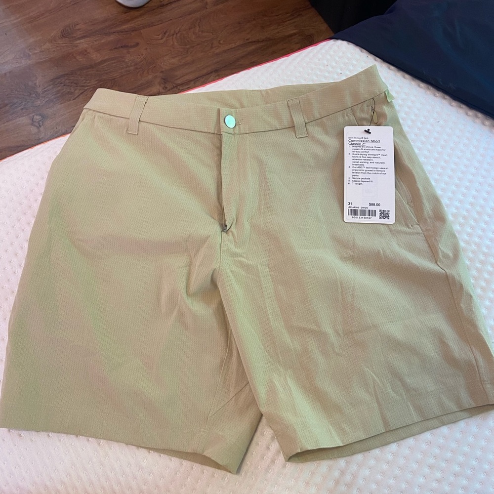 New with tags lululemon men’s shorts